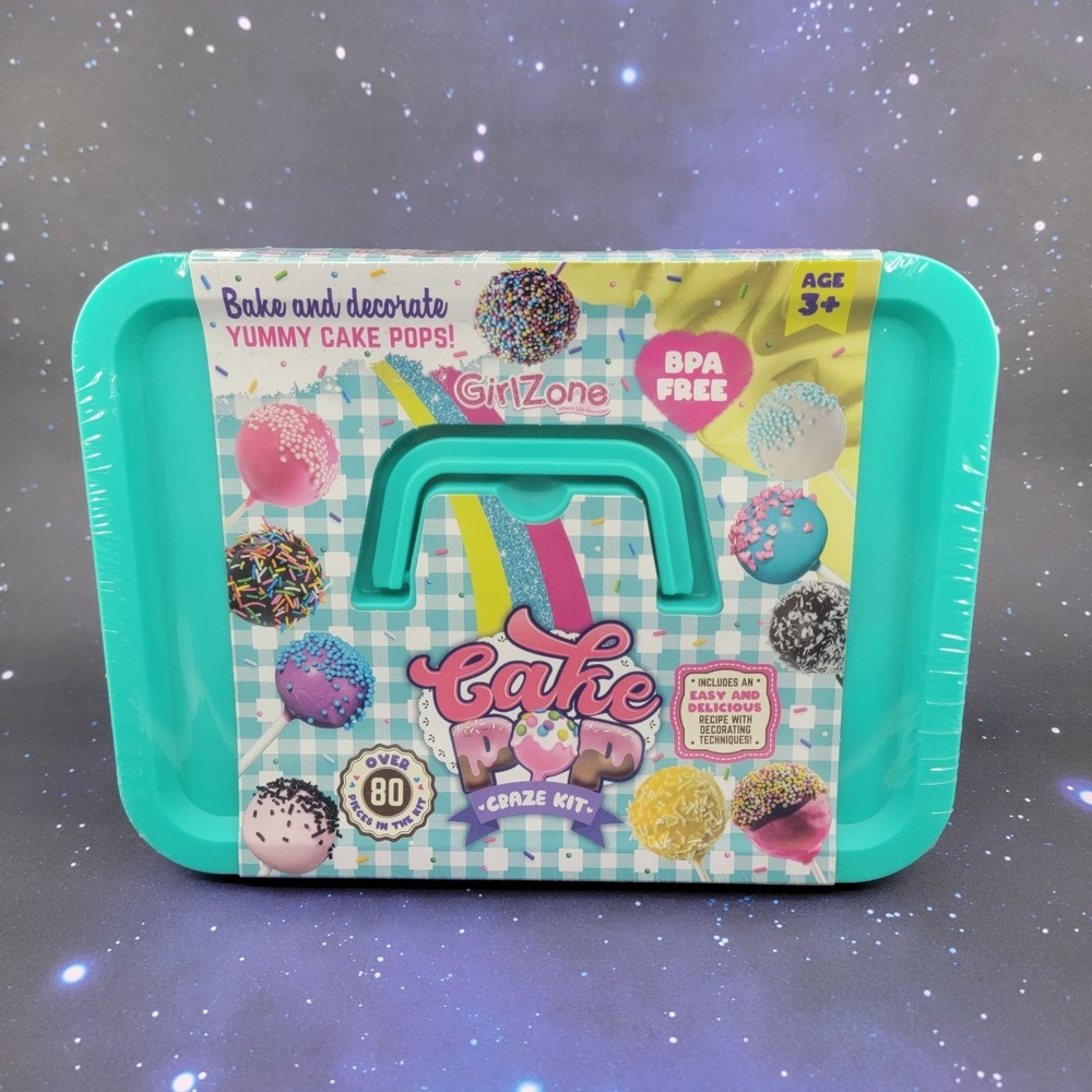 Cake Pop Craze Kit, Baking Set for Kids Ages 10–12 with Cake Pop Mold, Stand